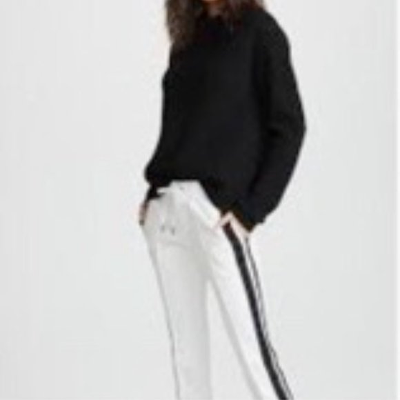 Pam & Gela White Track Pants Size Small - Picture 2 of 8